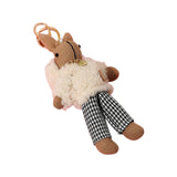 Stylish Bunny Plush Doll Keychain / Bag Charm