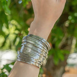 18K Gold PVD Stainless Steel Let your Light Shine Bracelet