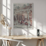 "Paris Carousel III" Framed Textured Wall Art