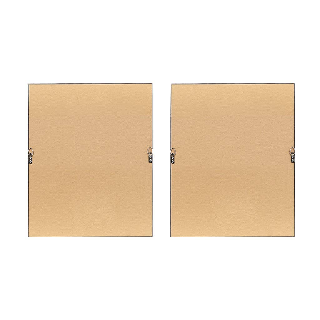 Feminine Figure Sketch Wall Decor Framed Art 2-PIece Set
