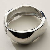 Wide Wavy Cuff Bracelet
