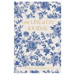 Blue Delft One Line A Day Fabric Journal - Stationery