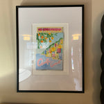 Amalfi Coast matchbook Print Frame