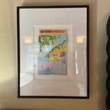 Amalfi Coast matchbook Print Frame