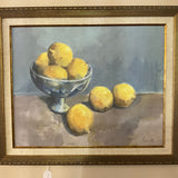 Bowl of Lemons Framed