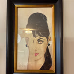 Crying Woman Framed