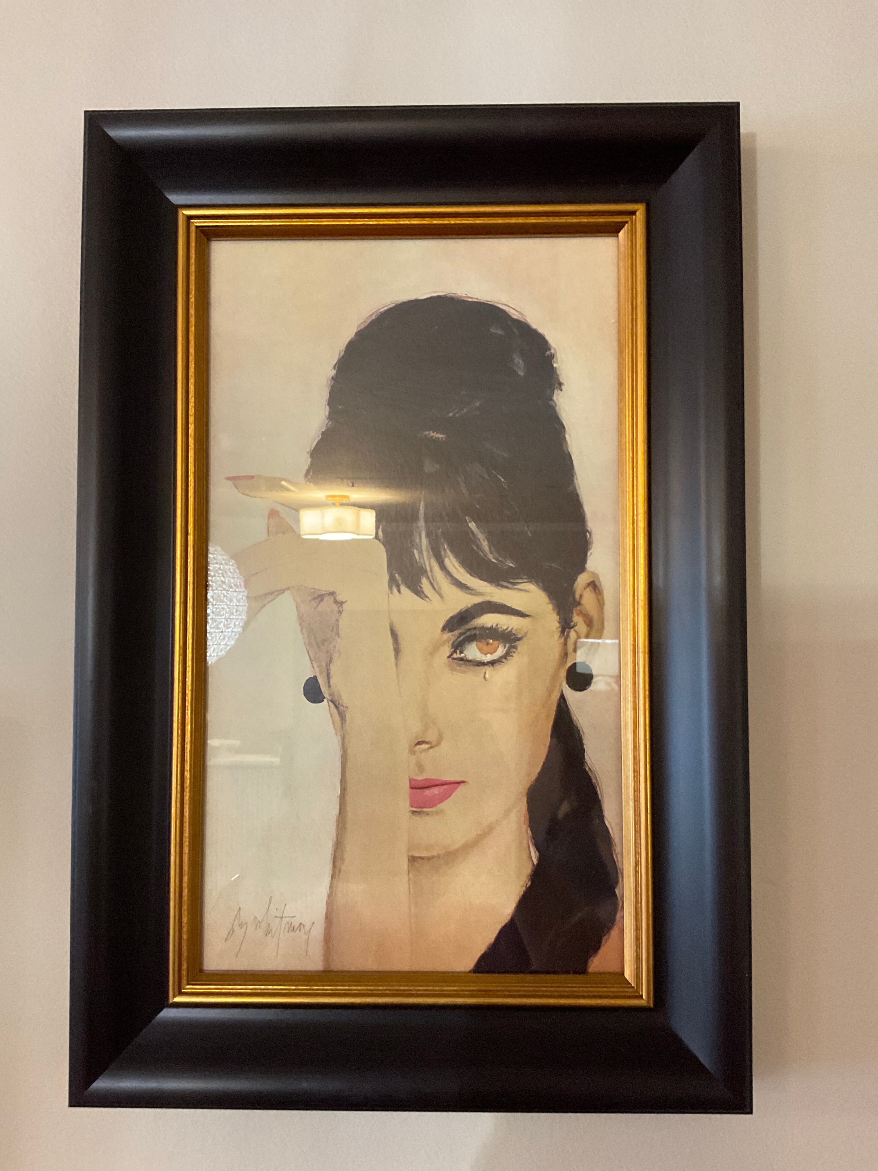 Crying Woman Framed