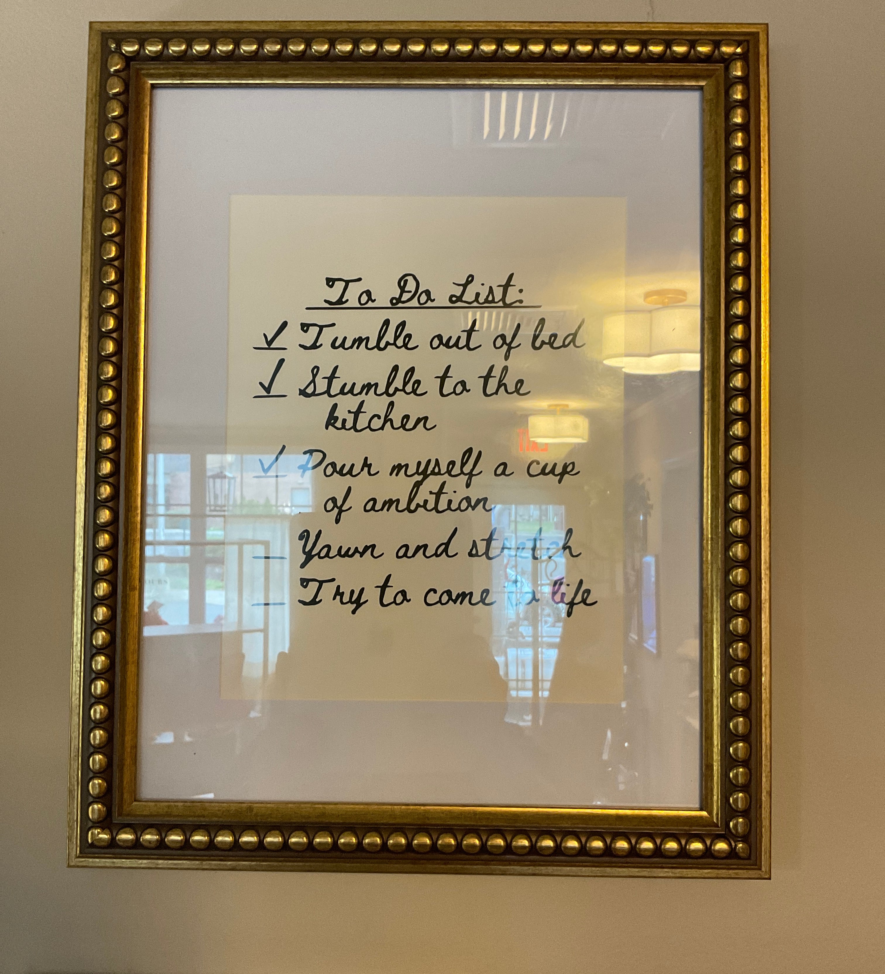 To Do List Picture Frame