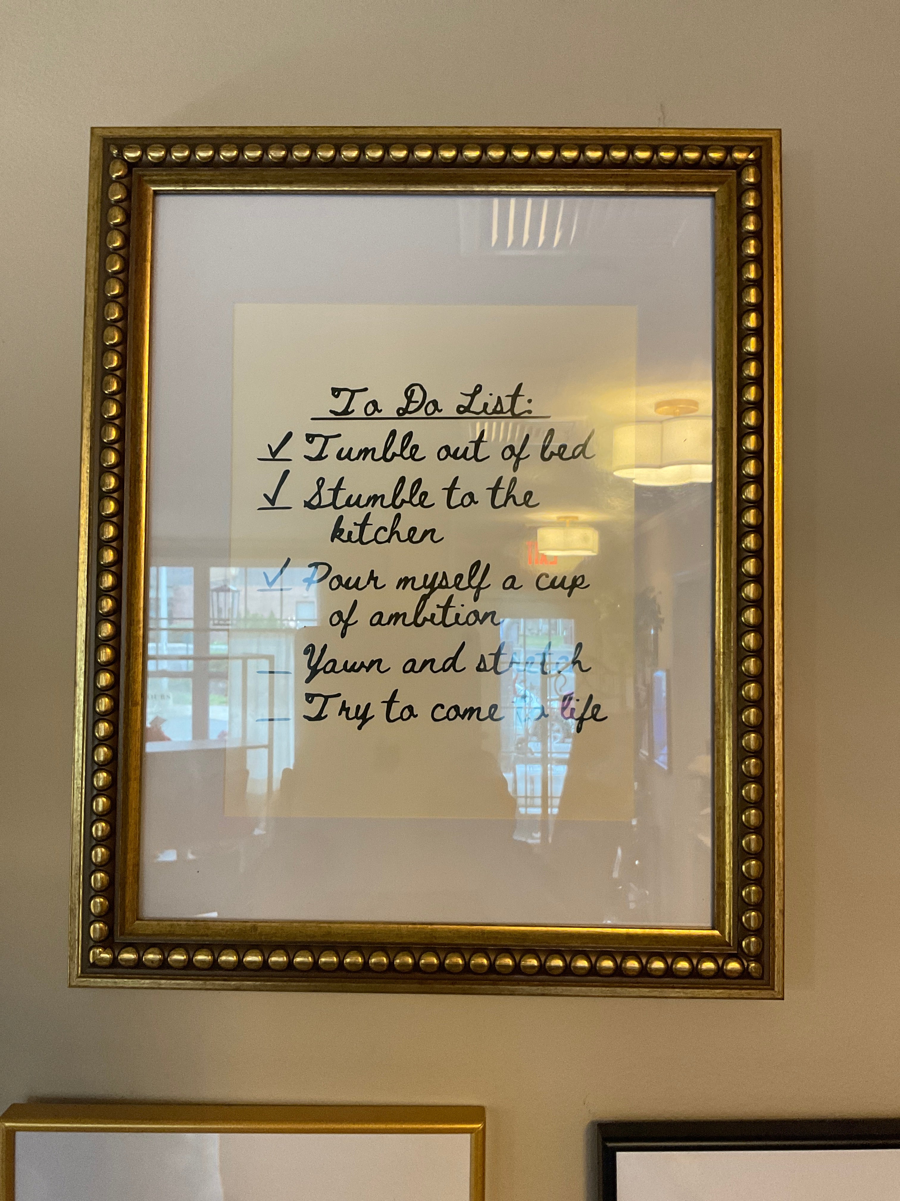 To Do List Picture Frame